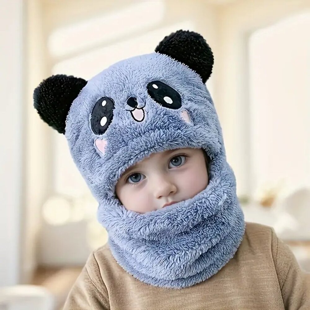Winter Hats 5 Pack Girls Boys Full Head And Neck Cover, Lot of 5 Colors - Picture 6 of 14
